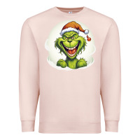 Pale Pink Grinch Premium Sweatshirt - Unal Design