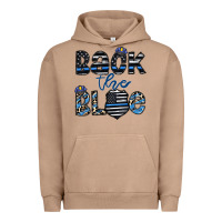 Pigment Burro back the blue1 Urban Hoodie - CowhideDigitalArt
