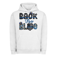 Pigment Lunar Rock back the blue1 Urban Hoodie - CowhideDigitalArt
