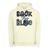 Pigment Pistachio back the blue1 Urban Hoodie - CowhideDigitalArt