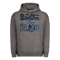 Pigment Tornado back the blue1 Urban Hoodie - CowhideDigitalArt