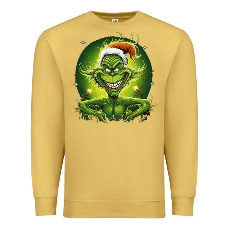 Grinch Premium Sweatshirt by Unal Design | Teevron