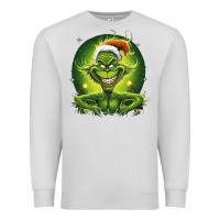 Dove Grey Grinch Premium Sweatshirt - Unal Design