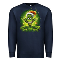 Navy Grinch Premium Sweatshirt - Unal Design