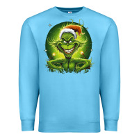Ocean Blue Grinch Premium Sweatshirt - Unal Design