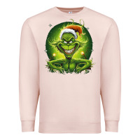 Pale Pink Grinch Premium Sweatshirt - Unal Design