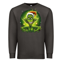 Smoke Grinch Premium Sweatshirt - Unal Design