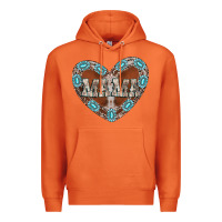 Carrot mama heart cowhide Premium Hoodie - CowhideDigitalArt