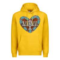 Lemon mama heart cowhide Premium Hoodie - CowhideDigitalArt