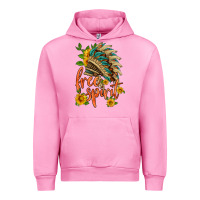 Fuchsia Pink free spirit sunflower and indian headdress Urban Hoodie - HRA Design Shop