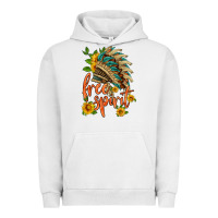 Pigment Lunar Rock free spirit sunflower and indian headdress Urban Hoodie - HRA Design Shop