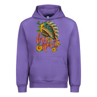 Tulip free spirit sunflower and indian headdress Urban Hoodie - HRA Design Shop