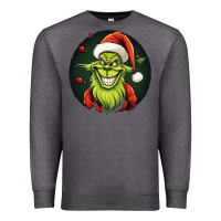 Charcoal Heather Grinch Premium Sweatshirt - Unal Design