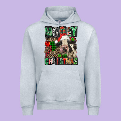 Mooey Christmas Urban Hoodie Designed By Fadigitalartstudio