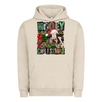 Pigment French Oak Mooey christmas Urban Hoodie - FaDigitalArtStudio