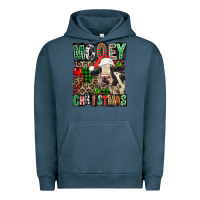 Pigment Midnight Navy Mooey christmas Urban Hoodie - FaDigitalArtStudio