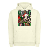 Pigment Pistachio Mooey christmas Urban Hoodie - FaDigitalArtStudio