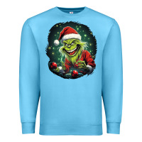 Ocean Blue Grinch Premium Sweatshirt - Unal Design