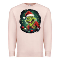 Pale Pink Grinch Premium Sweatshirt - Unal Design