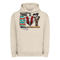 Pigment French Oak baseball Urban Hoodie - CowhideDigitalArt