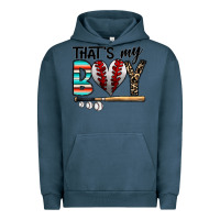 Pigment Midnight Navy baseball Urban Hoodie - CowhideDigitalArt