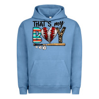 Pigment Pebble Blue baseball Urban Hoodie - CowhideDigitalArt