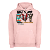 Pigment Salmon baseball Urban Hoodie - CowhideDigitalArt