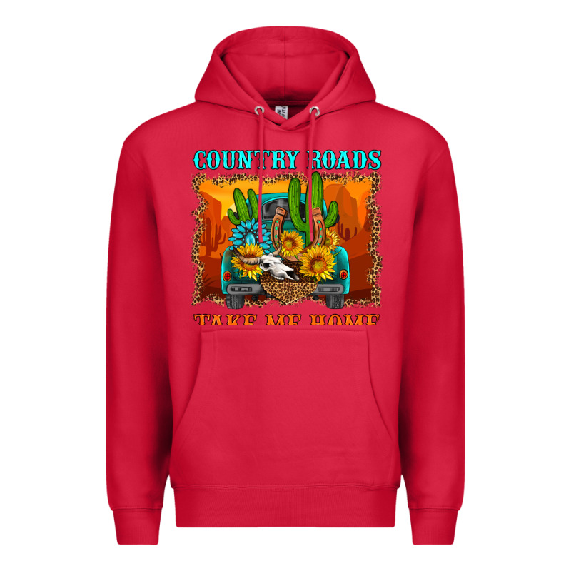 Country Roads Take Me Home Premium Hoodie by HRA Design Shop | Teevron