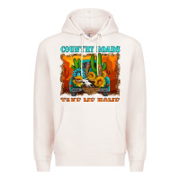 Pale Pink country roads take me home Premium Hoodie - HRA Design Shop