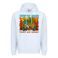 White country roads take me home Premium Hoodie - HRA Design Shop
