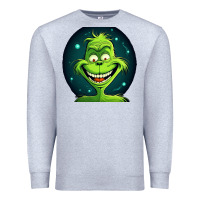 Heather Grey Grinch Premium Sweatshirt - Unal Design