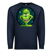 Navy Grinch Premium Sweatshirt - Unal Design