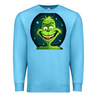 Ocean Blue Grinch Premium Sweatshirt - Unal Design