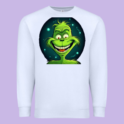 Grinch Premium Sweatshirt Designed By Unal Design