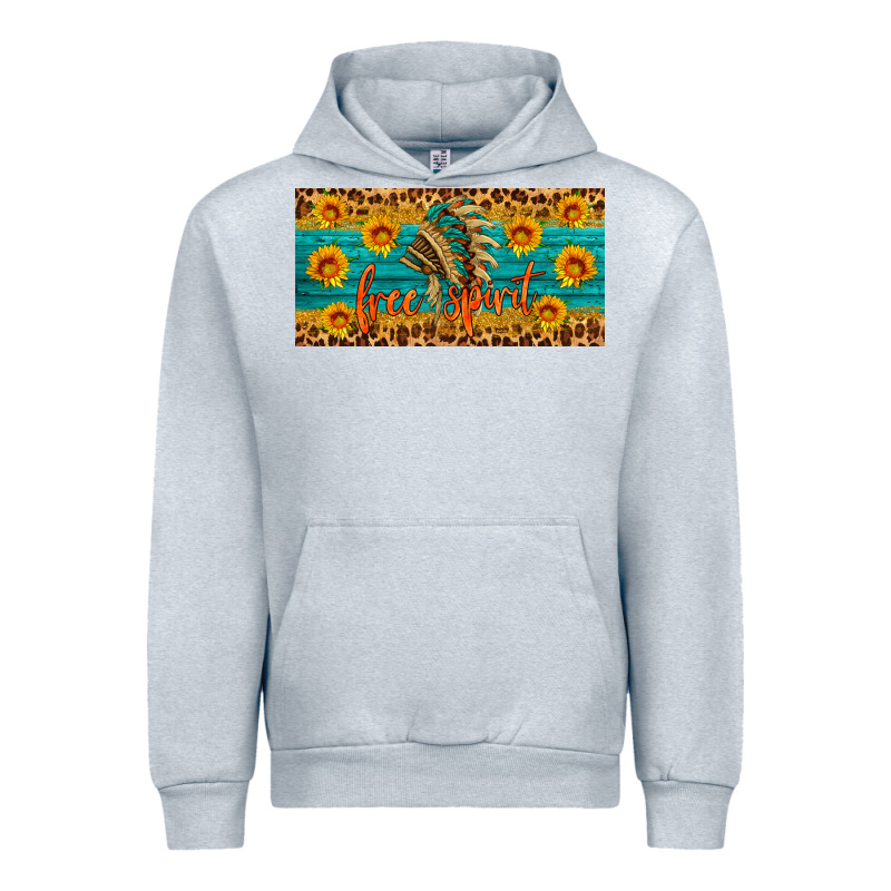 Free Spirit License Plate Urban Hoodie by HRA Design Shop | Teevron
