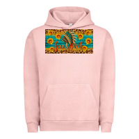 Pigment Salmon free spirit license plate Urban Hoodie - HRA Design Shop