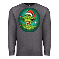 Charcoal Heather Grinch Premium Sweatshirt - Unal Design