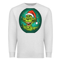 Oatmeal Heather Grinch Premium Sweatshirt - Unal Design