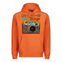 Carrot collect moments not things sunflower gemstone vintage camera Premium Hoodie - FaDigitalArtStudio