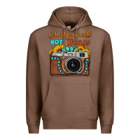 Chestnut collect moments not things sunflower gemstone vintage camera Premium Hoodie - FaDigitalArtStudio