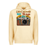 Pina Colada collect moments not things sunflower gemstone vintage camera Premium Hoodie - FaDigitalArtStudio