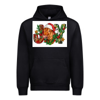 Black christmas heifer joy Urban Hoodie - FaDigitalArtStudio
