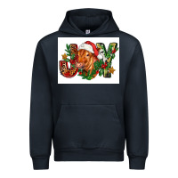 Navy christmas heifer joy Urban Hoodie - FaDigitalArtStudio