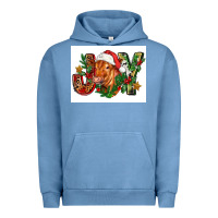 Pigment Pebble Blue christmas heifer joy Urban Hoodie - FaDigitalArtStudio