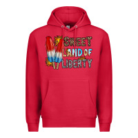 Cardinal sweet land of liberty Premium Hoodie - RacoonDesign