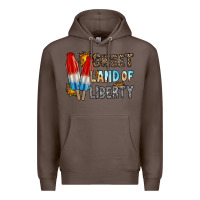 Coffee sweet land of liberty Premium Hoodie - RacoonDesign