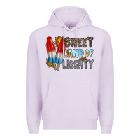 Lilac sweet land of liberty Premium Hoodie - RacoonDesign
