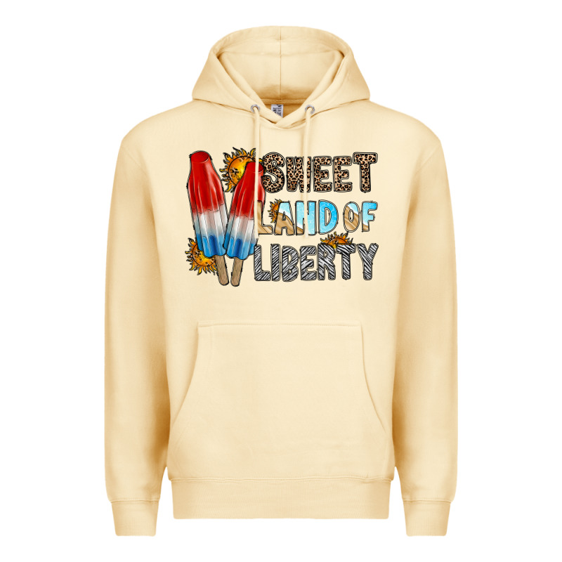 Sweet Land Of Liberty Premium Hoodie by RacoonDesign | Teevron