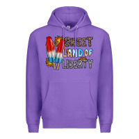 Purple sweet land of liberty Premium Hoodie - RacoonDesign