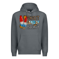Rock sweet land of liberty Premium Hoodie - RacoonDesign